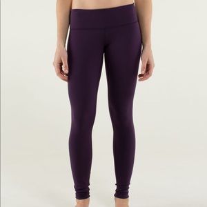 Lululemon Plum Reversible Pants